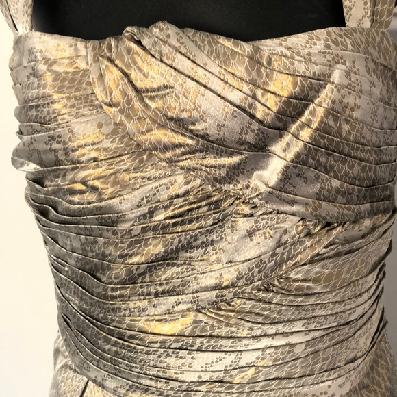 DVF snakeskin metallic cocktail dress - Picture 2 of 7